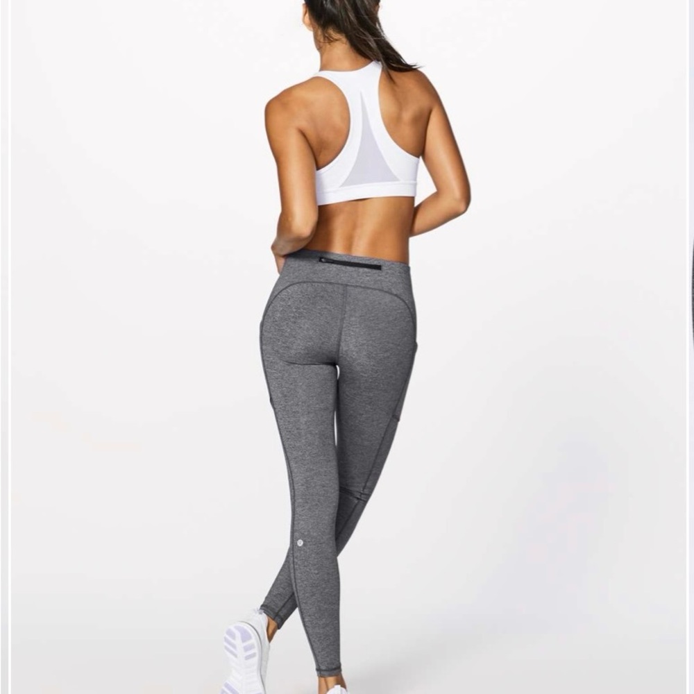 Lululemon"Speed Up Tight*28" Heathered Gray First Release